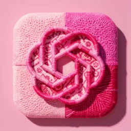 ChatGPT icon in the Pink style