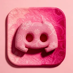 Discord icon in the Pink style