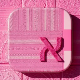 Font Book icon in the Pink style for macOS