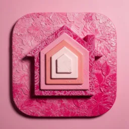 Home icon in the Pink style for macOS