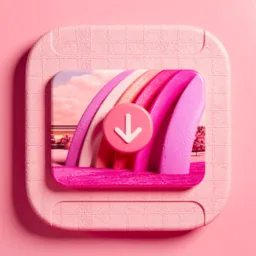 Image Capture icon in the Pink style for macOS