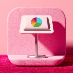 Keynote icon in the Pink style for macOS