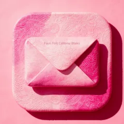 Mail icon in the Pink style