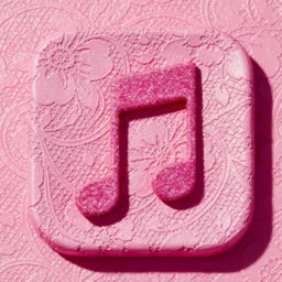 Music icon in the Pink style for macOS