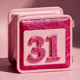 Notion Calendar icon in the Pink style for macOS