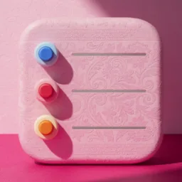 Reminders icon in the Pink style for macOS
