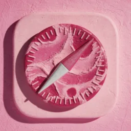 Safari icon in the Pink style for macOS