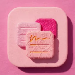Stickies icon in the Pink style for macOS