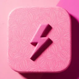 Supercharge icon in the Pink style for macOS