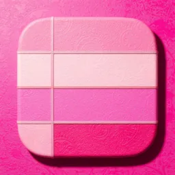 TextEdit icon in the Pink style for macOS