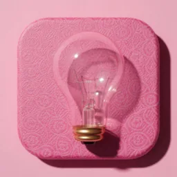 Tips icon in the Pink style for macOS