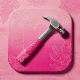 Xcode icon in the Pink style for macOS