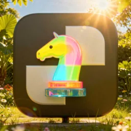 Chess icon in the Sunlight style for macOS