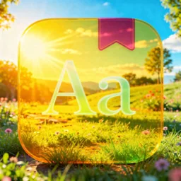 Dictionary icon in the Sunlight style for macOS