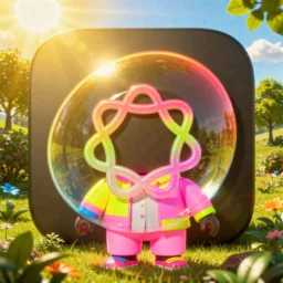 Image Playground icon in the Sunlight style for macOS