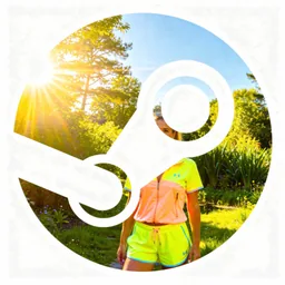 Steam icon in the Sunlight style for macOS