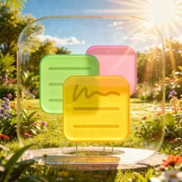 Stickies icon in the Sunlight style