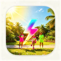 Supercharge icon in the Sunlight style for macOS