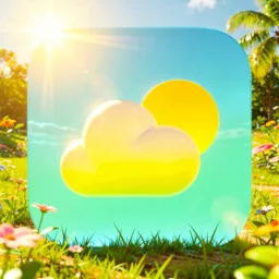 Weather icon in the Sunlight style for macOS