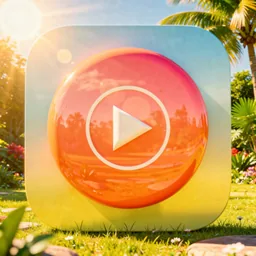 YouTube Music icon in the Sunlight style for macOS