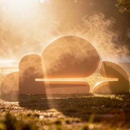 Cloudflare WARP icon in the Sunset style