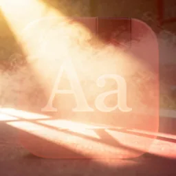 Dictionary icon in the Sunset style