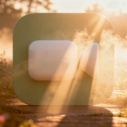 FaceTime icon in the Sunset style for macOS