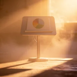 Keynote icon in the Sunset style for macOS
