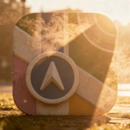 Maps icon in the Sunset style