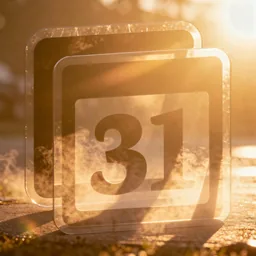 Notion Calendar icon in the Sunset style for macOS