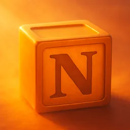 Notion icon in the Sunset style