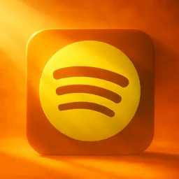 Spotify icon in the Sunset style