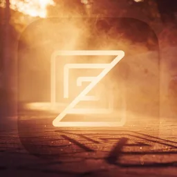 Zed icon in the Sunset style for macOS