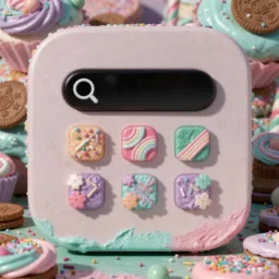 Apps icon in the Sweets style for macOS