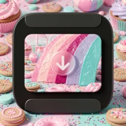 Image Capture icon in the Sweets style