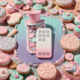 iPhone Mirroring icon in the Sweets style