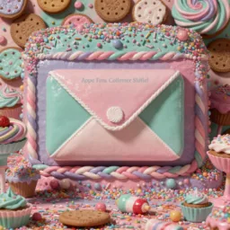 Mail icon in the Sweets style