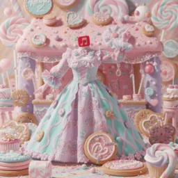 Music icon in the Sweets style