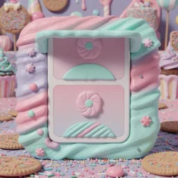 Photo Booth icon in the Sweets style for macOS