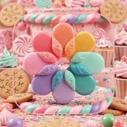 Photos icon in the Sweets style for macOS