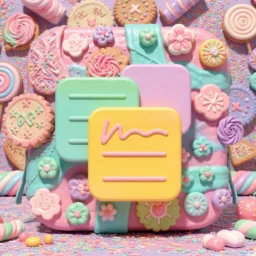 Stickies icon in the Sweets style
