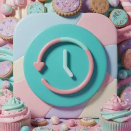 Time Machine icon in the Sweets style