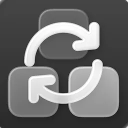 Icon Changer (Clear Dark) icon for macOS