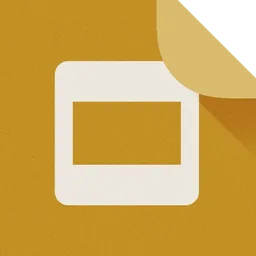 Google Slides macOS icon by patrick-l