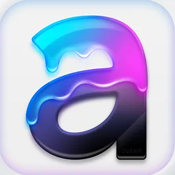 Art Text icon for macOS