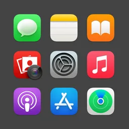 Launchpad - Dark icon for macOS