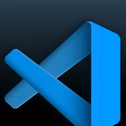 Visual Studio Code (Dark) icon for macOS