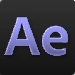 After Effects (Dark) icon for macOS