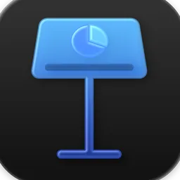 Keynote (Dark) (macOS 26.2+) macOS icon by designer_26.2