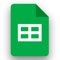 Google Sheets macOS icon by Waffle